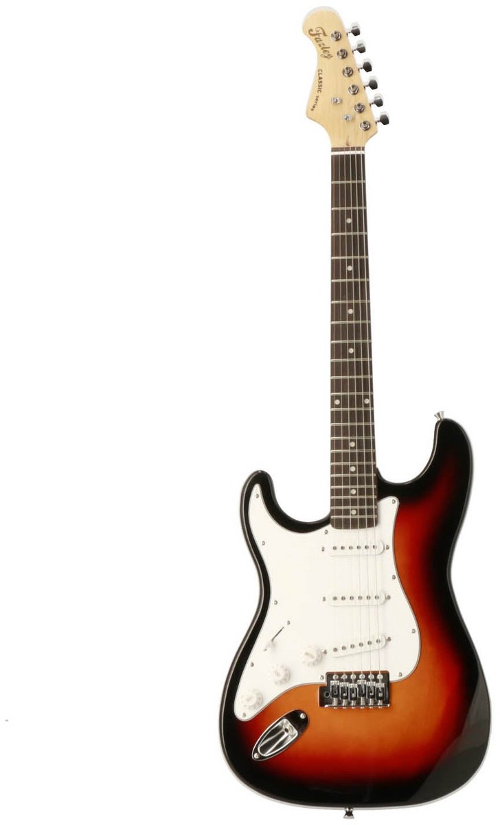 Fazley Classic Series FST118 Sunburst LH linkshandige elektrische gitaar
