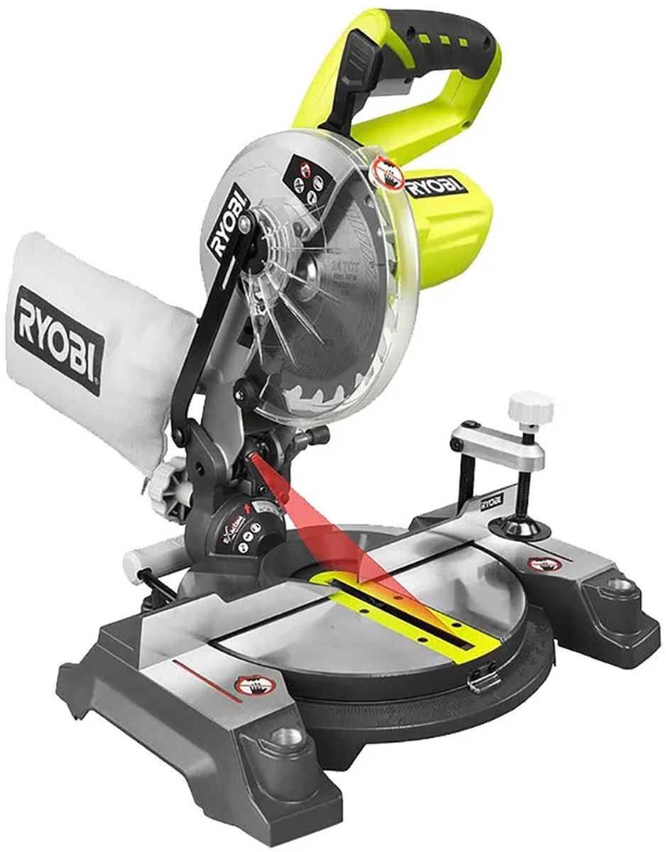 Ryobi EMS190DCL accu-verstekzaag – foto 2