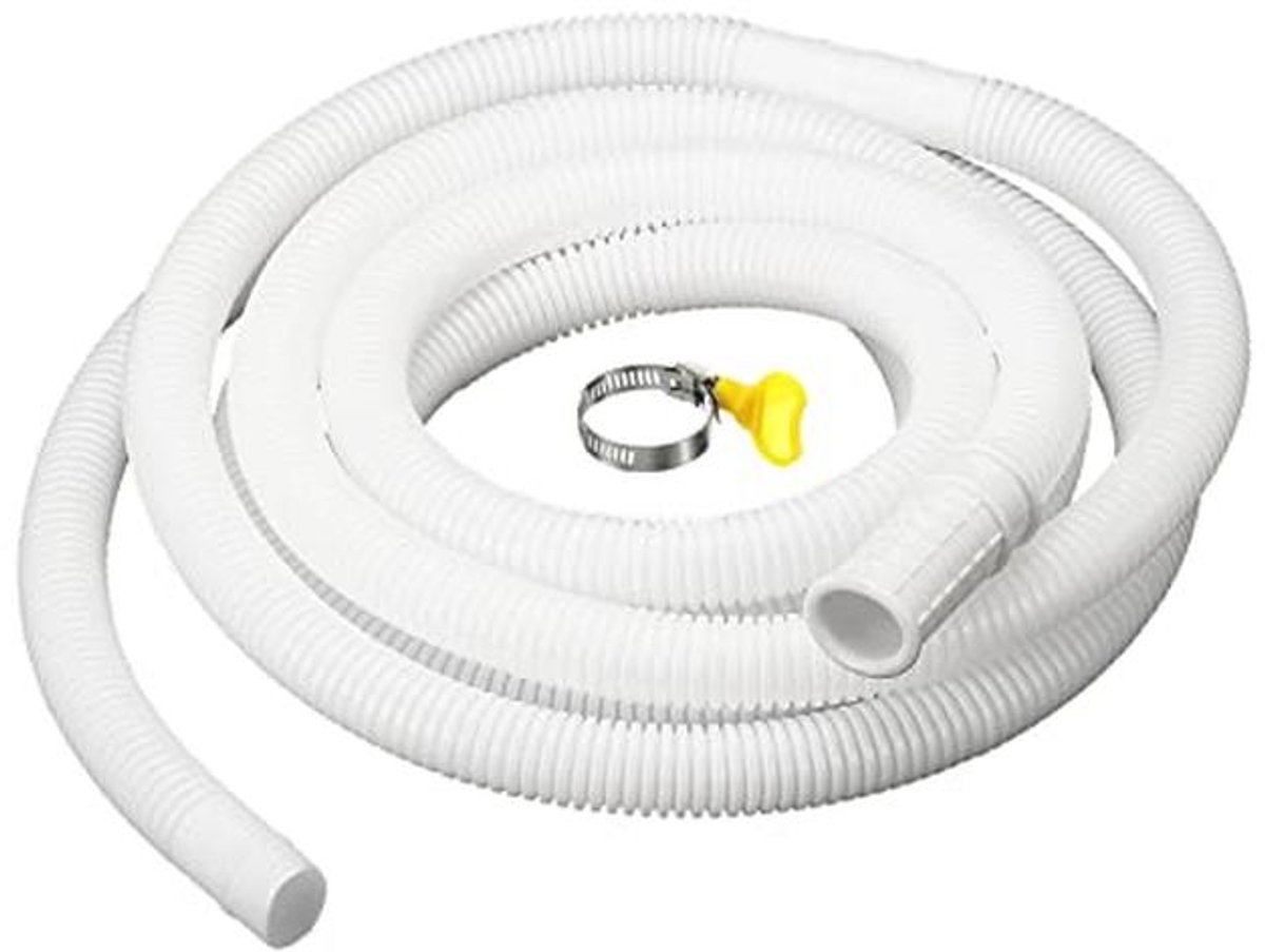 Universele airconditioning afvoerslang 16 mm ID 3 meter met slangklem voor AC en wasmachine