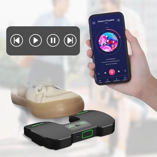 Draadloos Bluetooth Voetschakelaar voor Bladmuziek en Videospelletjes — afbeelding 4