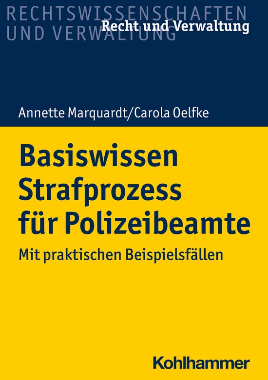 Basiswissen Strafprozess für Polizeibeamte - cover