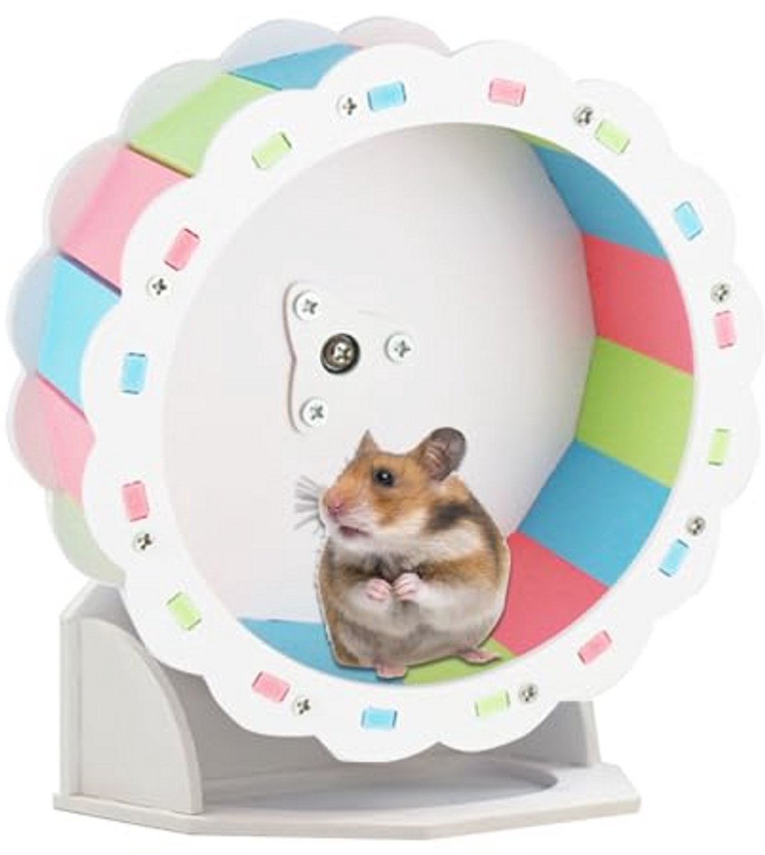Hamsterfiets en stil loopwiel - 22 cm voor eindeloos plezier