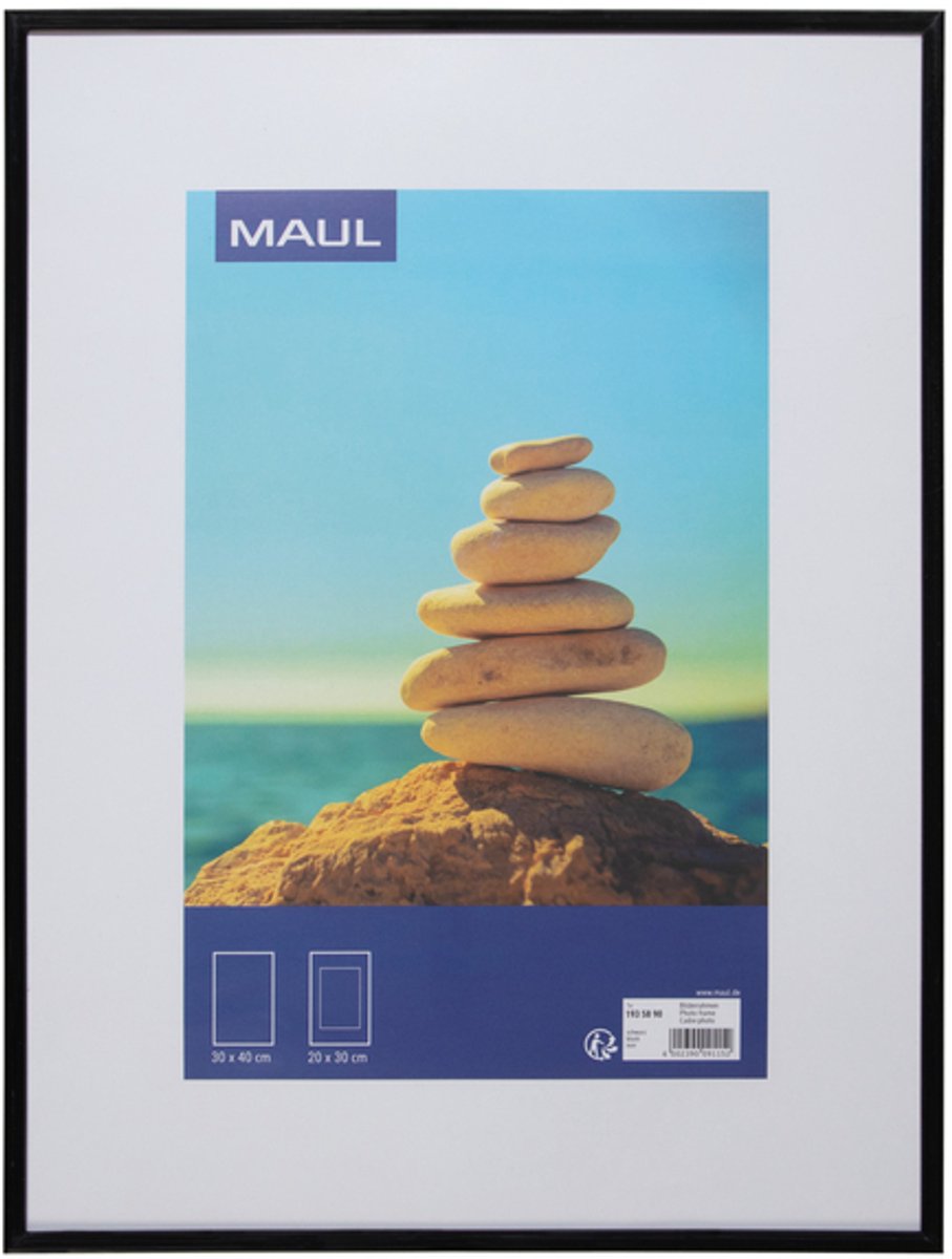 Maul Fotolijst maul art 30x40cm kunststof zwart | 6 stuks