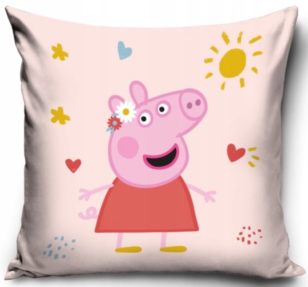 Peppa Pig Kussensloop 40x40 cm - Zacht Velours
