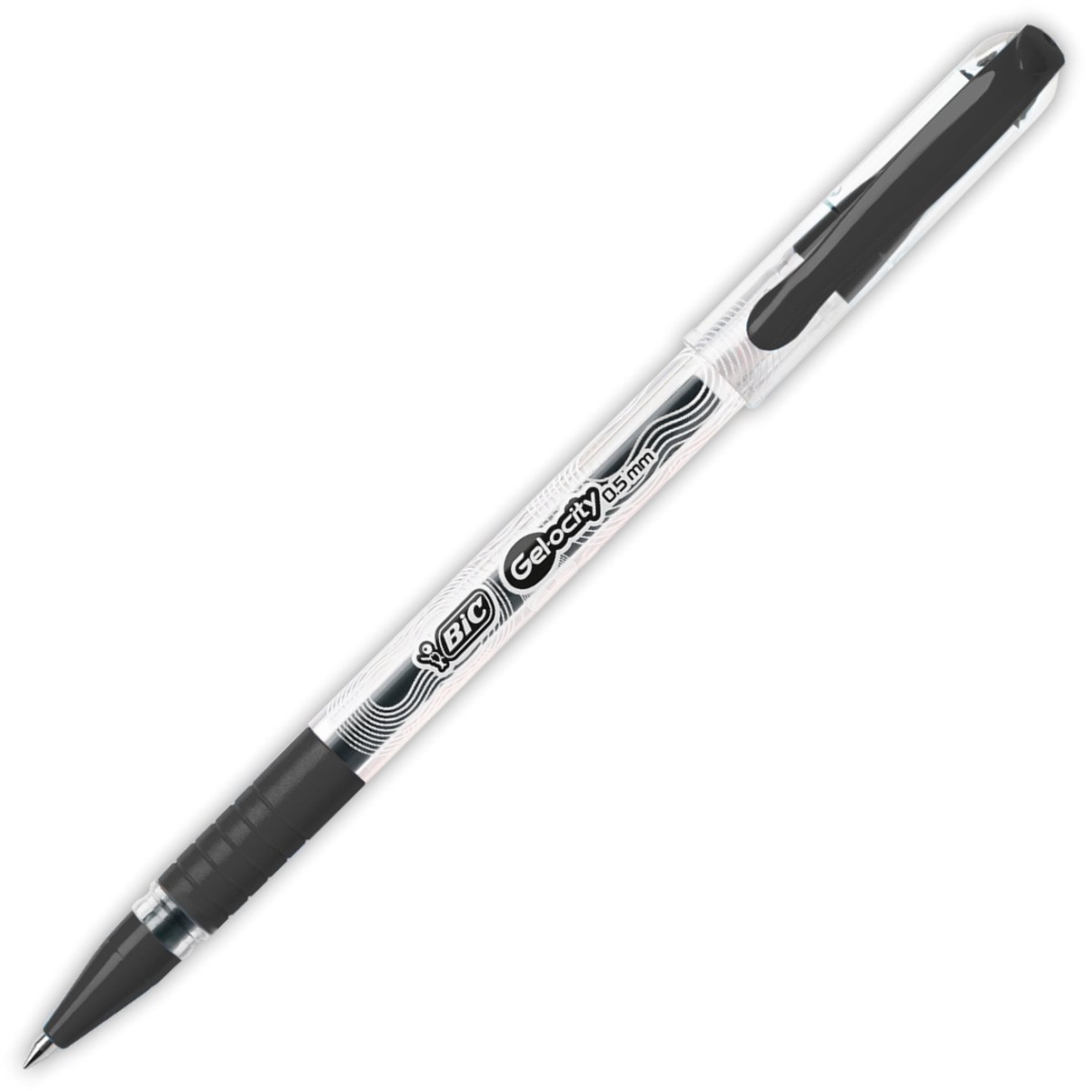 BIC Gel-ocity Gelpennen met Dop - Fijne Punt 0,5 mm