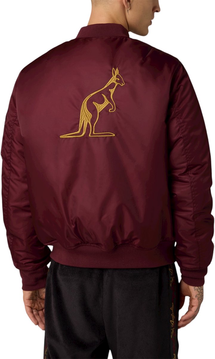 Australian Bomberjack - Archive Logo - Bordeaux- Maat XXL