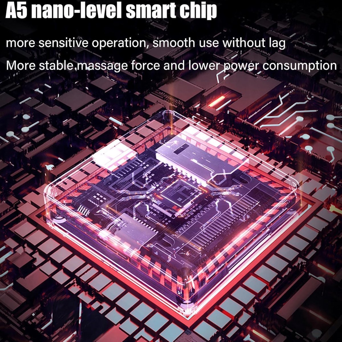 HORCONDORM Nekmassageapparaat met 6 Vibratiestanden - afbeelding 2