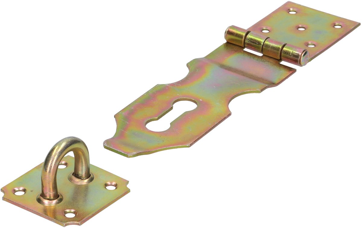 Domax ZZK 75 Scharnier met Sluiting, Verzinkt, 175x75x55x2mm