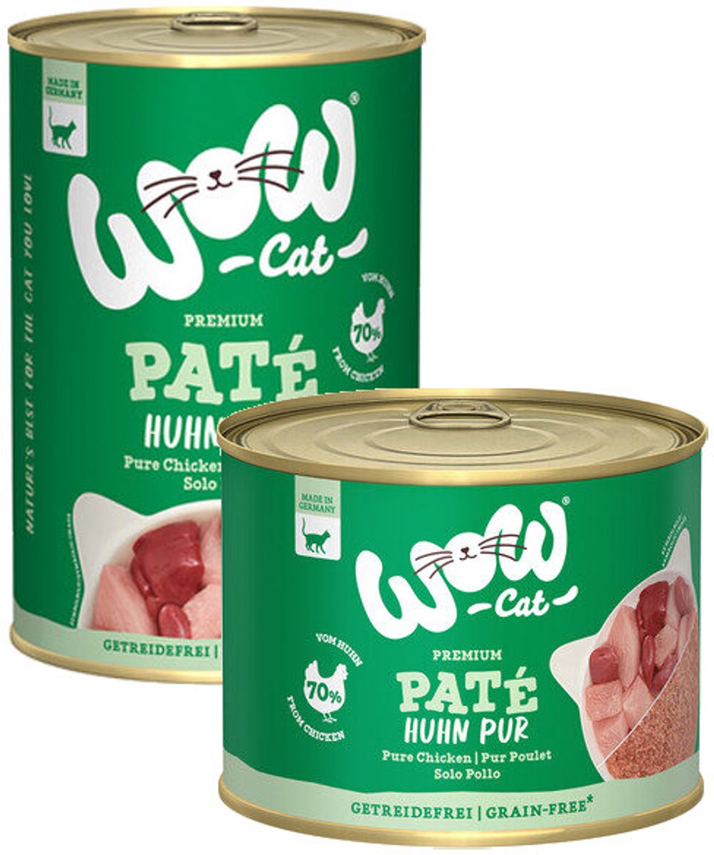 WOW Cat Wet Adult - Puur Kip - 400 g