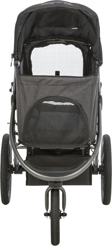 Trixie - Hondenbuggy - Zwart/Petrol - tot 20 kg