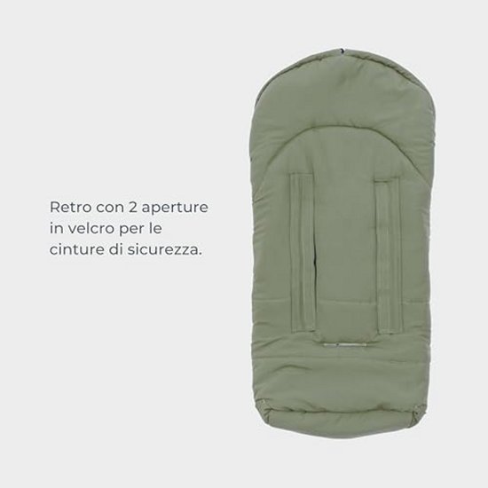Universele voetenzak voor autostoelen en kinderwagens - perfect voor baby's van 0 tot 6 maanden - Fluwelen stof en comfort tot -5 °C van Universele — afbeelding 5