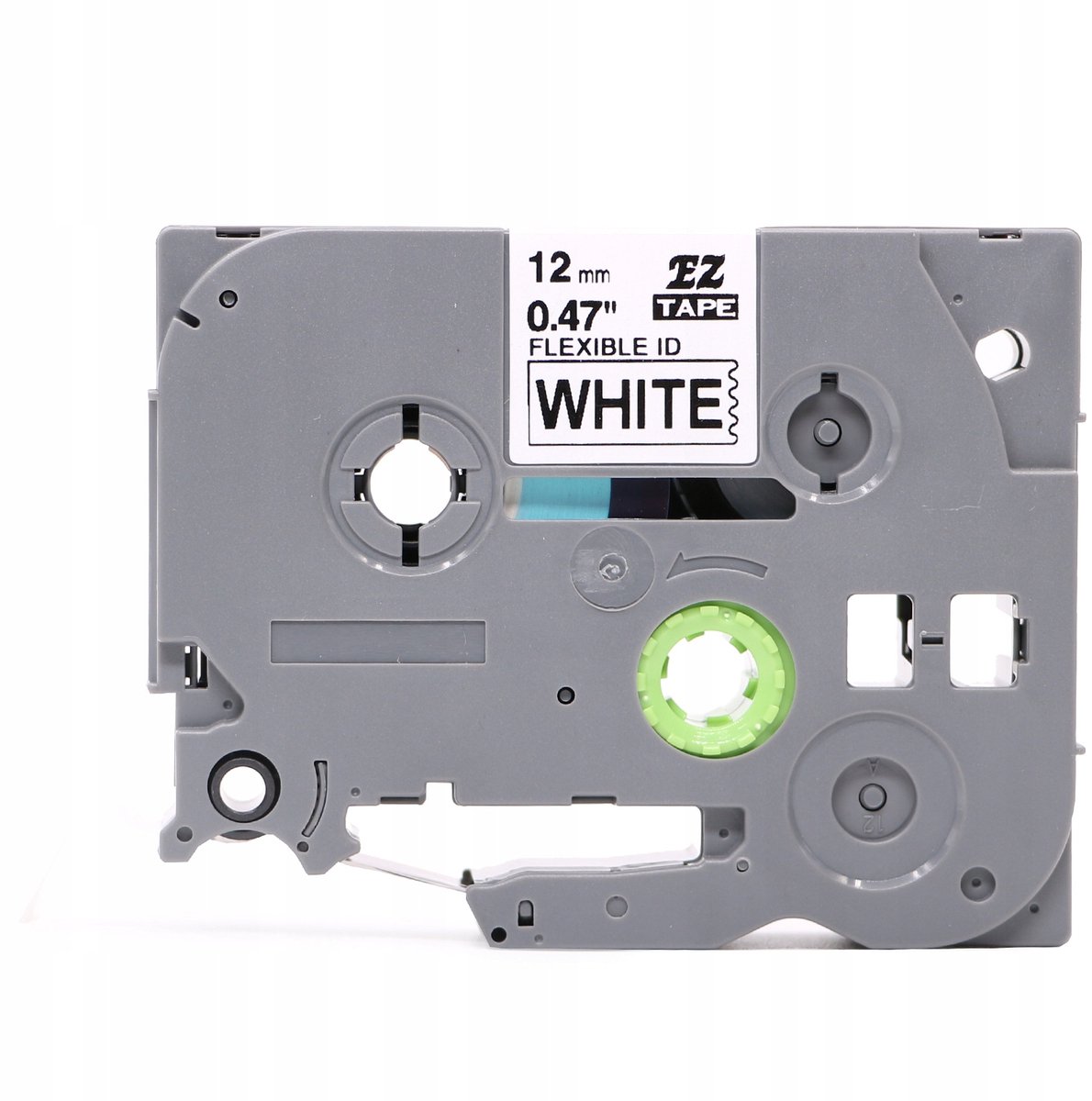 Brother TZe-FX231 Flexibele Labeltape Wit/Zwart 12mm