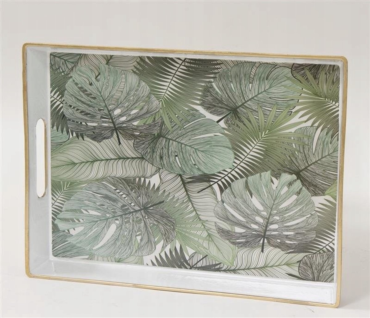 Decoratieve Rechthoekige Dienblad Bladeren 29cm