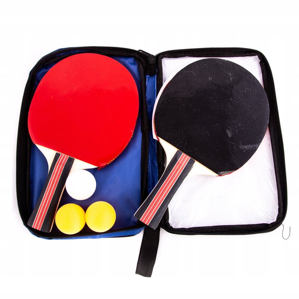 Pingpongset: 2 latten, 3 ballen, inclusief schoffels