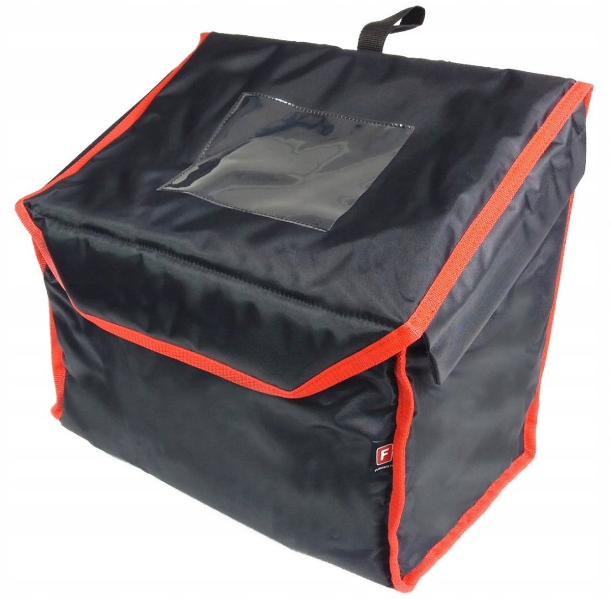 Nylon Lunchbox Rugzak - Zwart, Ideaal voor Maaltijdtransport
