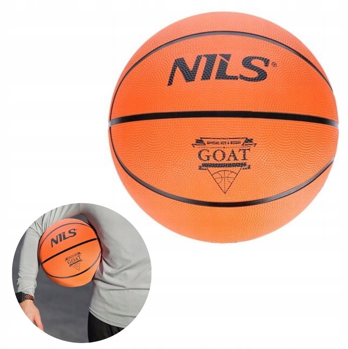 Nils GOAT NPK272 Basketbal Maat 7 - Duurzaam & Veelzijdig