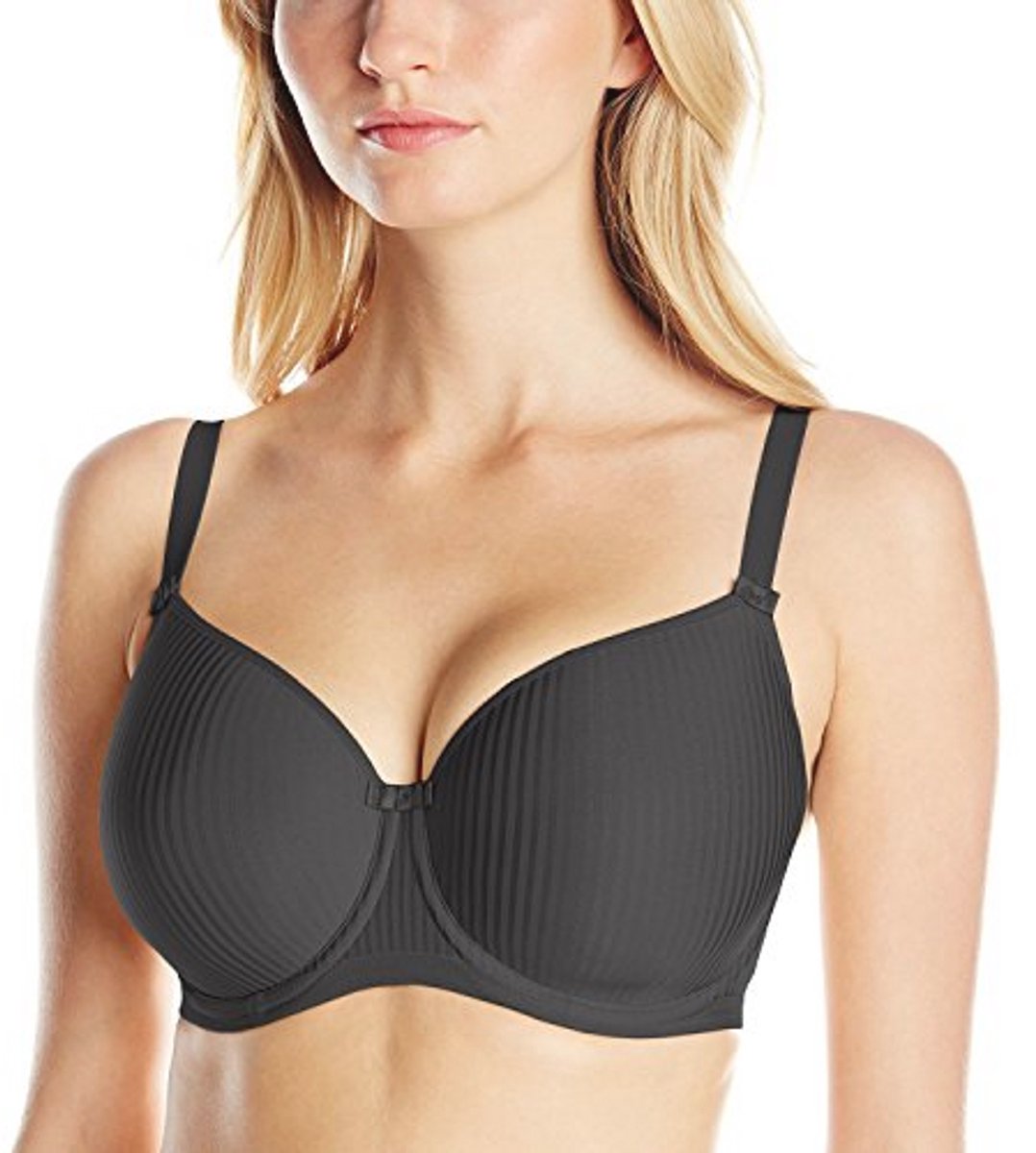 Dames Balconette BH K-Cup met Volle Bedekking - Zwart 80F