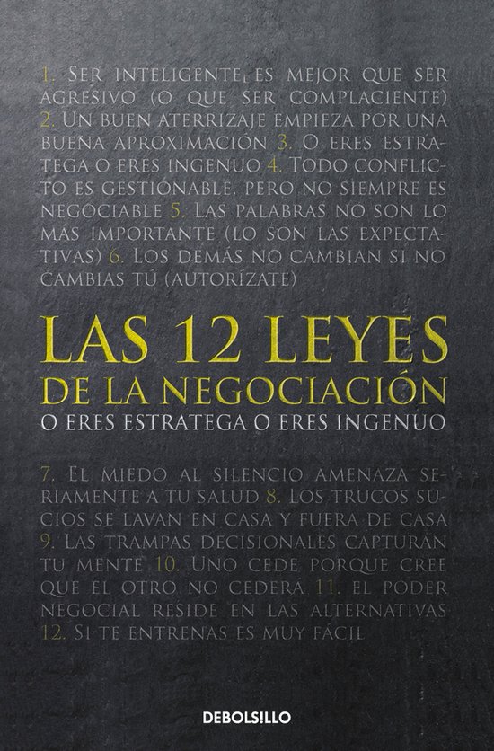 Las 12 leyes de la negociación / The 12 Laws of Negotiation - cover