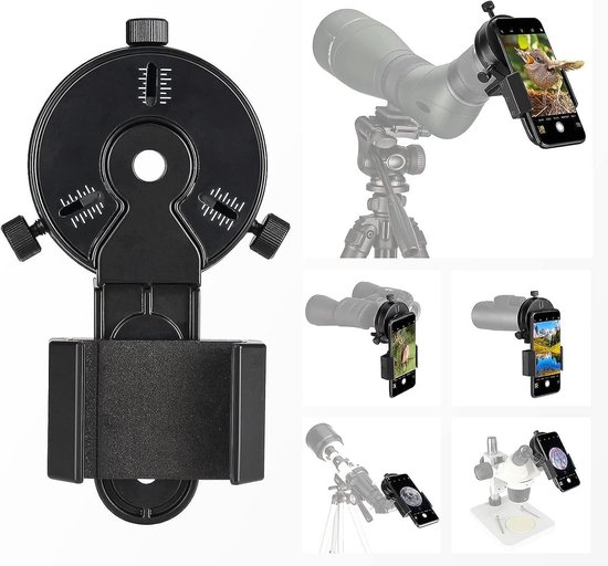 Bresser smartphonehouder voor telescopen met 1,25'' oculair