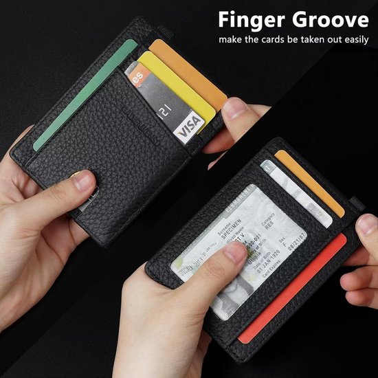 Mywalit Portemonnee RFID Leer 11 cm black