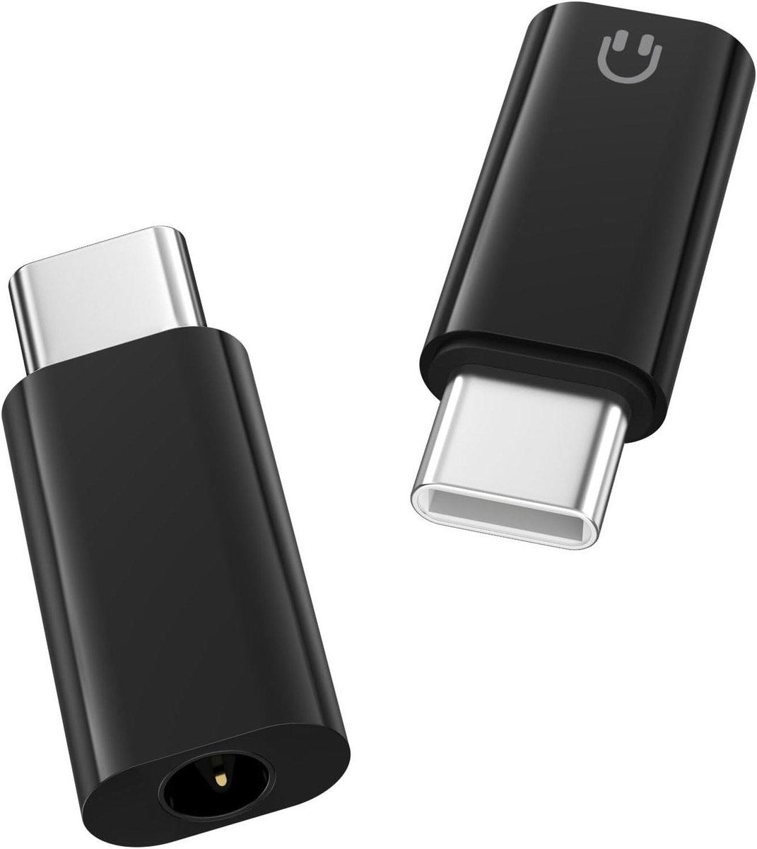 USB C naar 3.5mm Audio Hoofdtelefoon Adapter voor iPhone, Galaxy, iPad, MacBook - Zwart