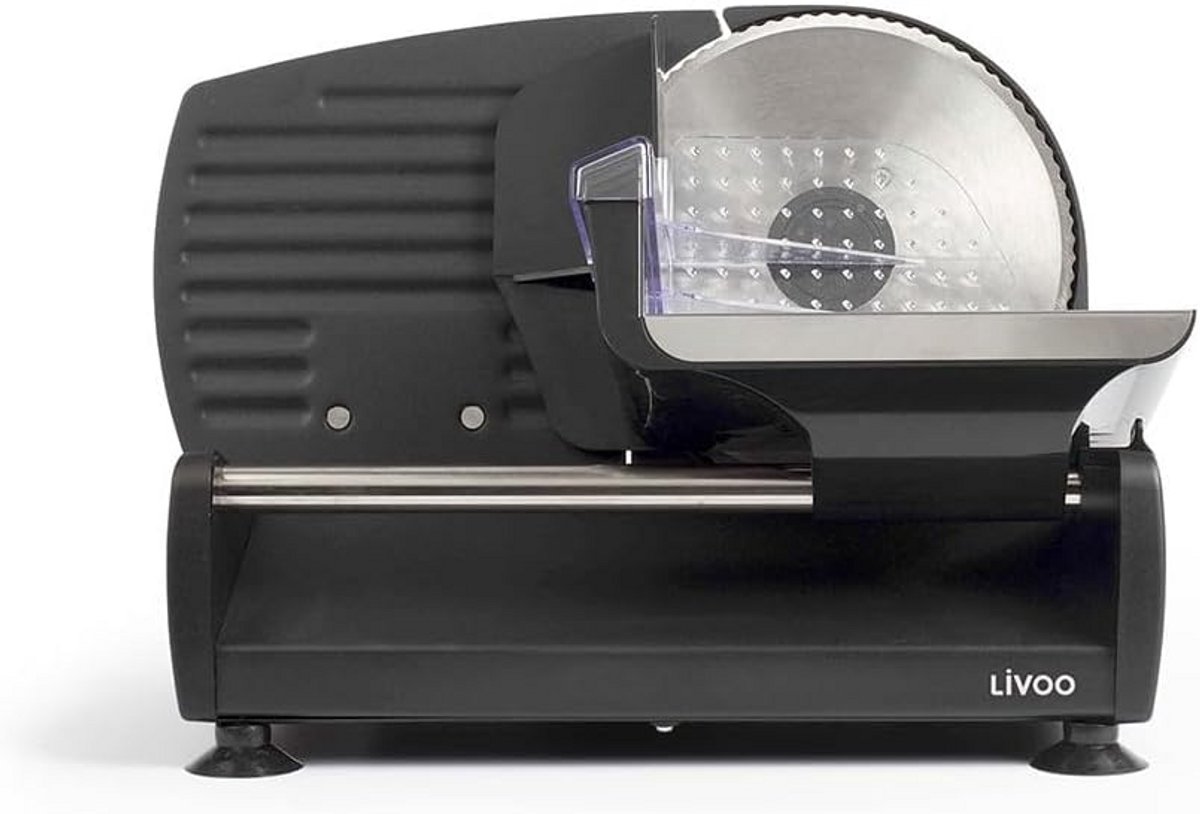 Elektrische Vleessnijmachine met 150W Vermogen en 19cm RVS Mes Verstelbaar