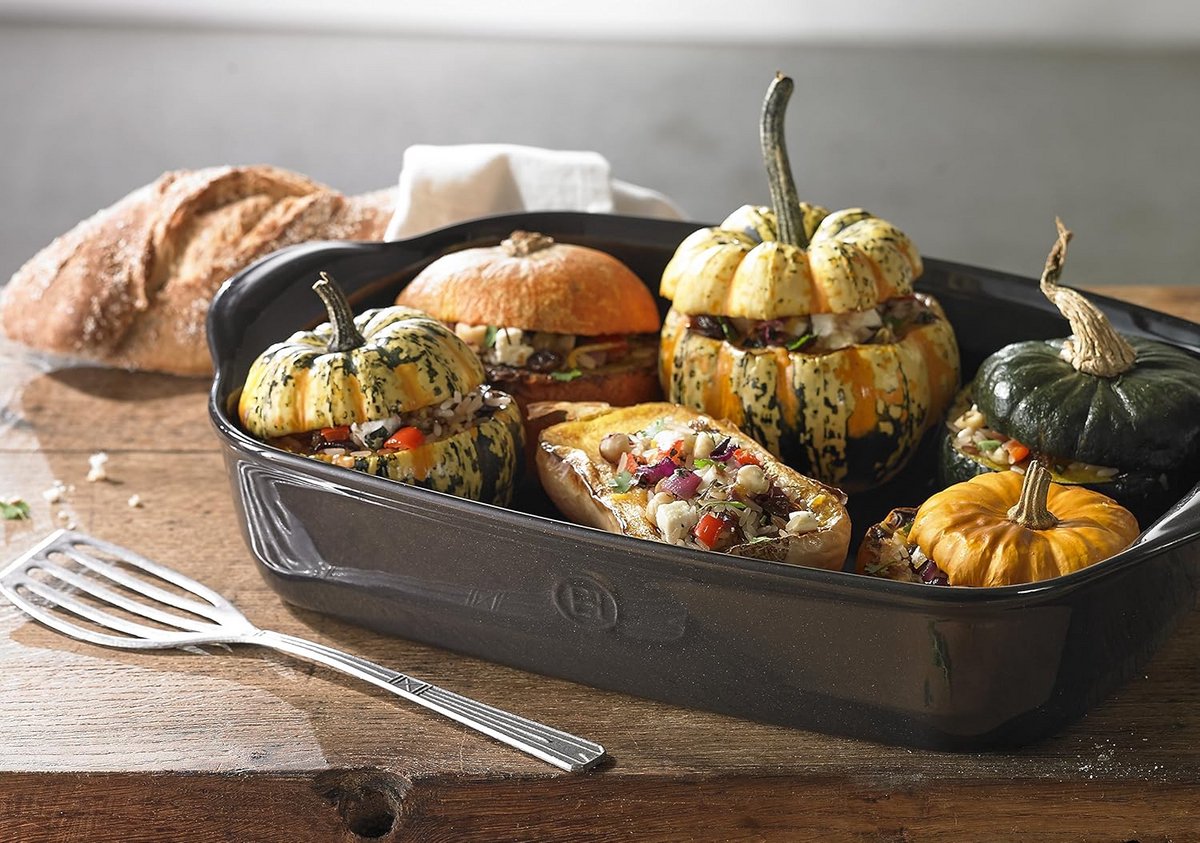 Ovenschaal Rechthoekig Keramiek Geel 36x23cm - Geschikt voor Oven, Grill en Vriezer