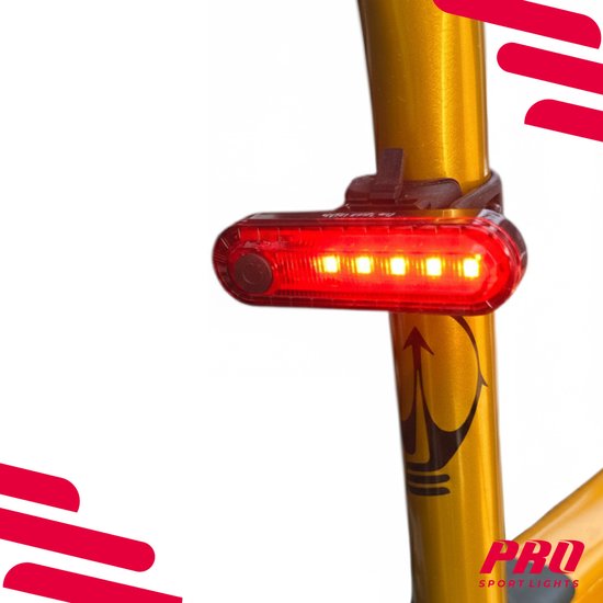 Fietsverlichting Achterlicht Rood 50 Lumen Fietslamp Achterlicht LED Pro Sport Lights — afbeelding 3