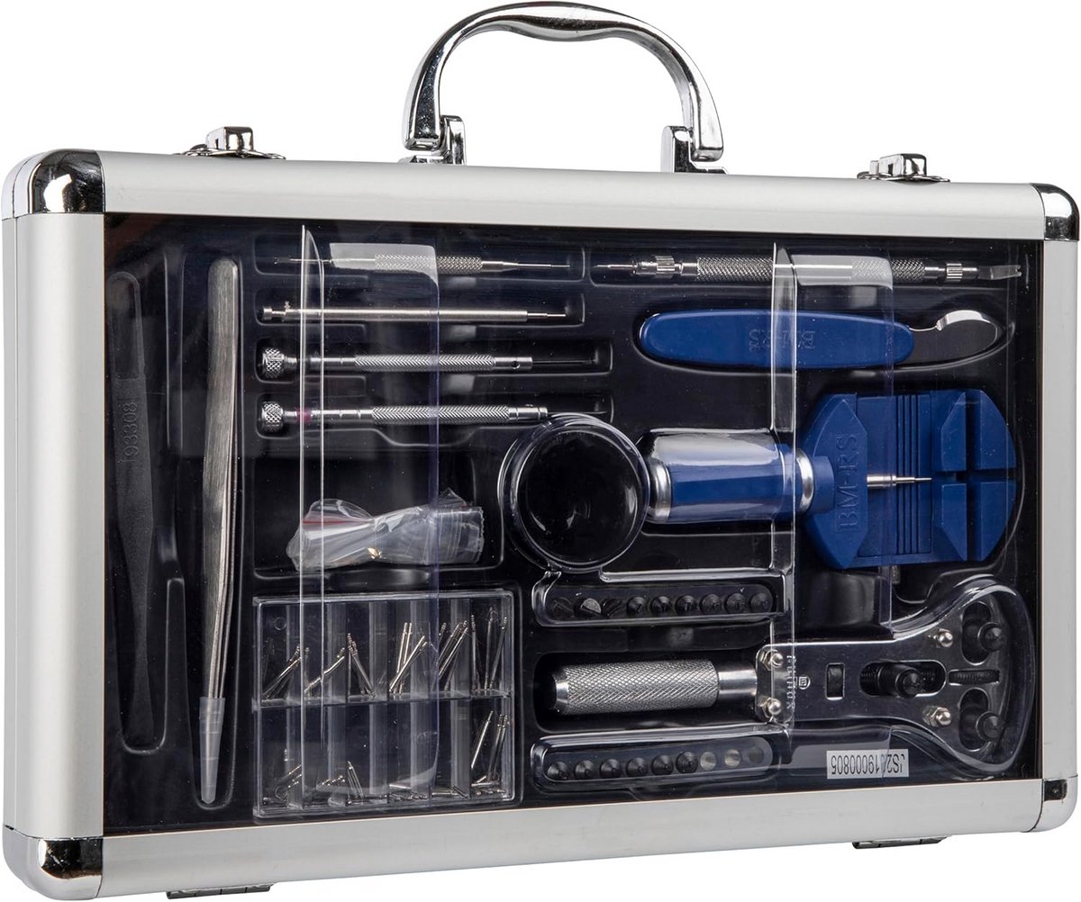 Luxe 16-delige Gereedschapset voor Horloge Reparaties en Onderhoud