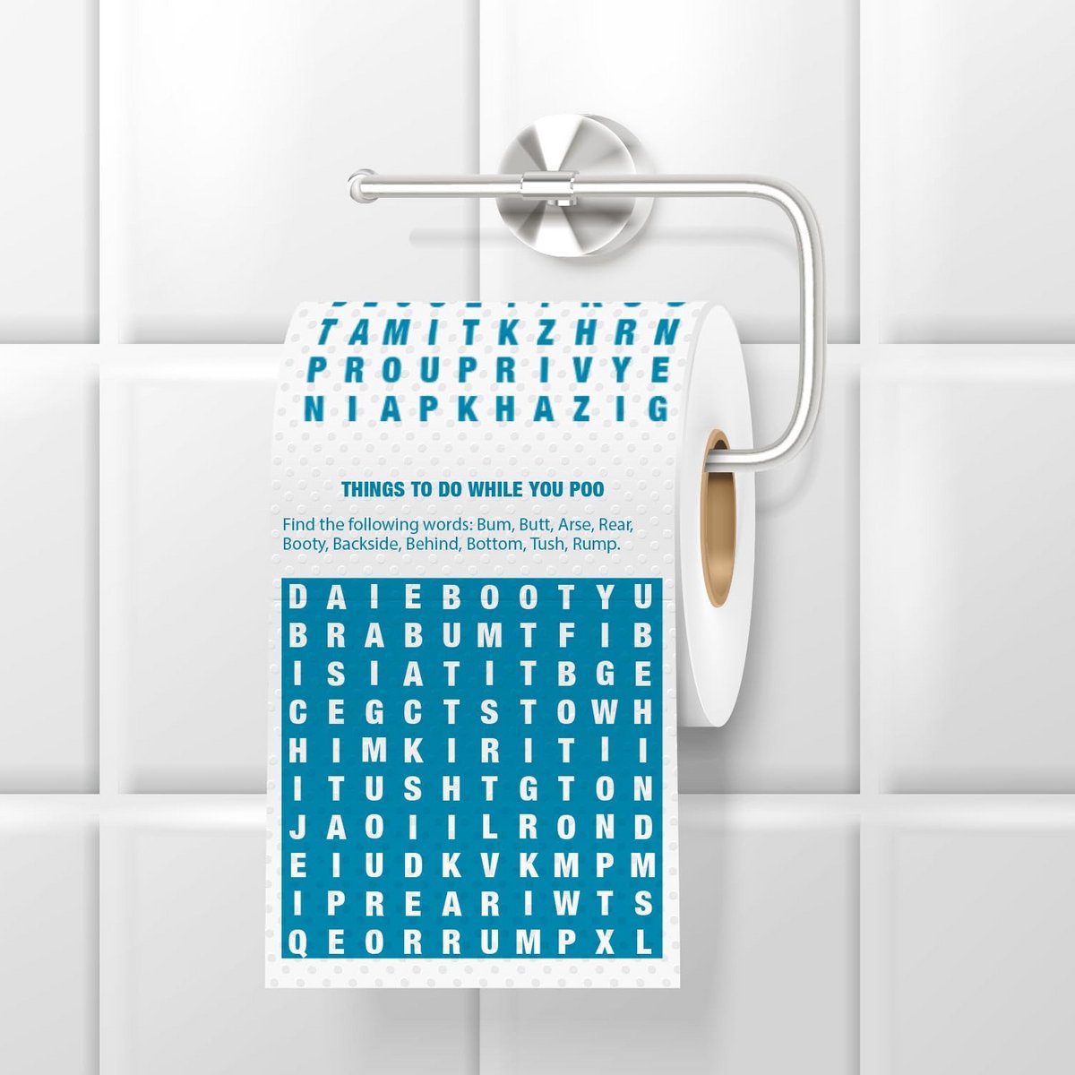Grappig Toiletpapier met Raadsels en Tijdverdrijf voor op de WC