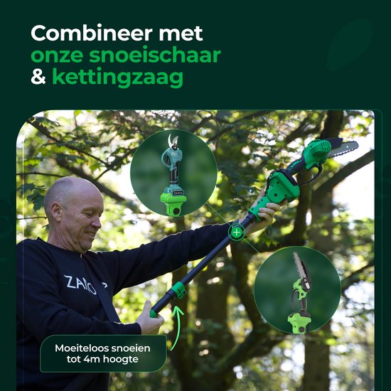 Zanora® Garden - Telescoop Extensie - 2.5 m - Voor ZG1 en ZG2 van Zanora — afbeelding 3