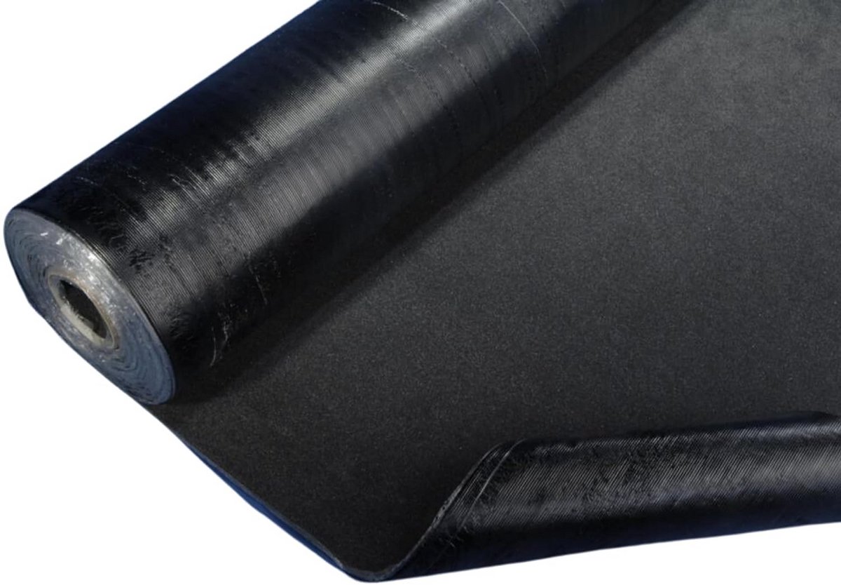 Waterdicht Bitumen Membraan Rol voor Terras en Plat Dak - 2m² Dekking, 1mm Dikte