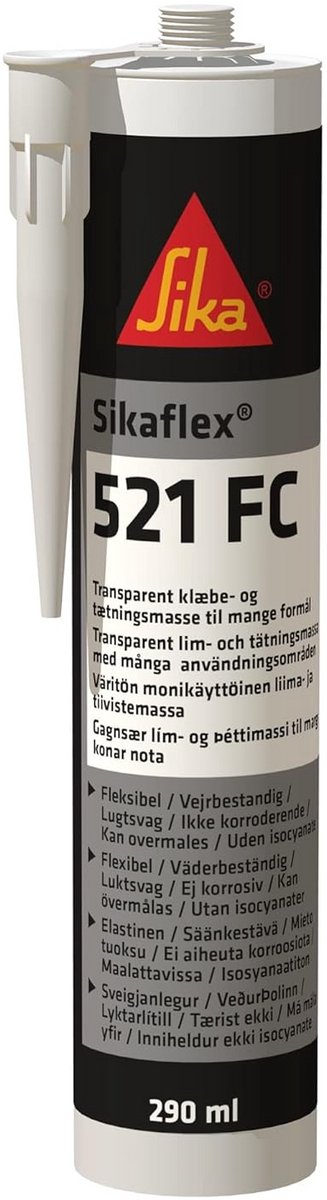 Flexibele en Duurzame Polyurethaan Kit - Transparant 290 ml