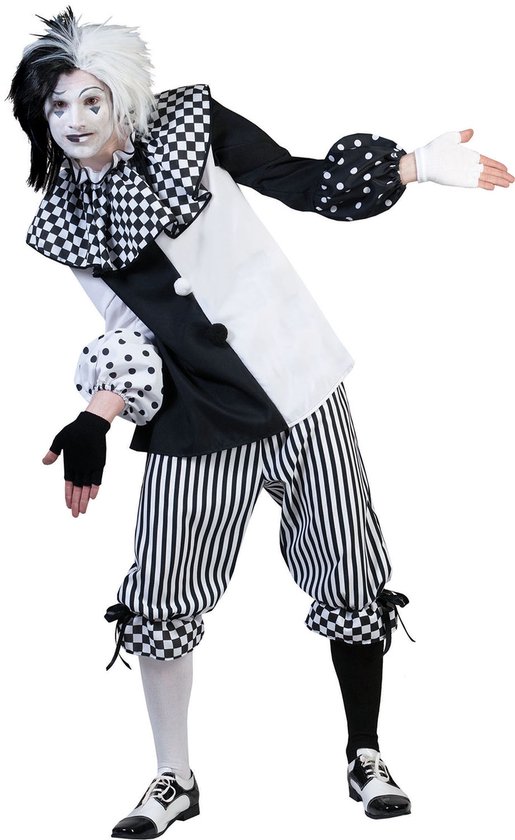 Pierrot Kostuum heren Pedrolino - Maat 52/54