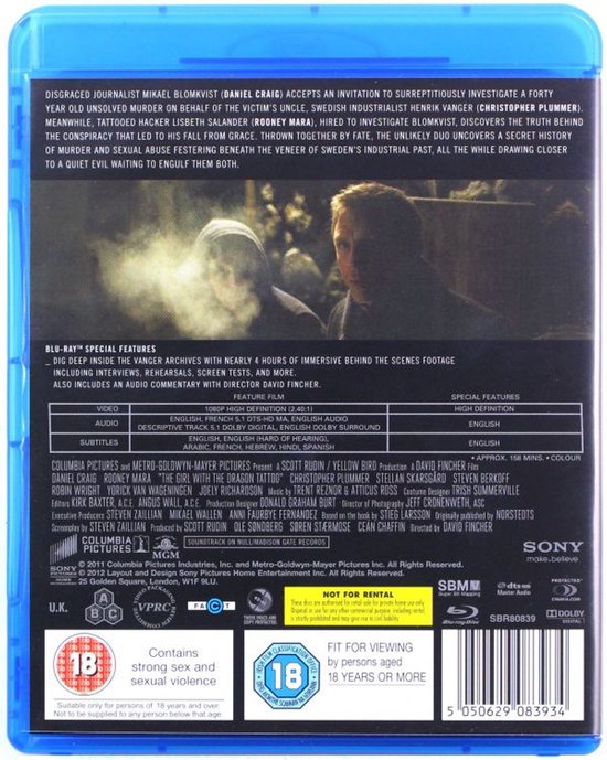 Blu-ray hoes met tekst en 2 close-up portretten van mannen en vrouwen.