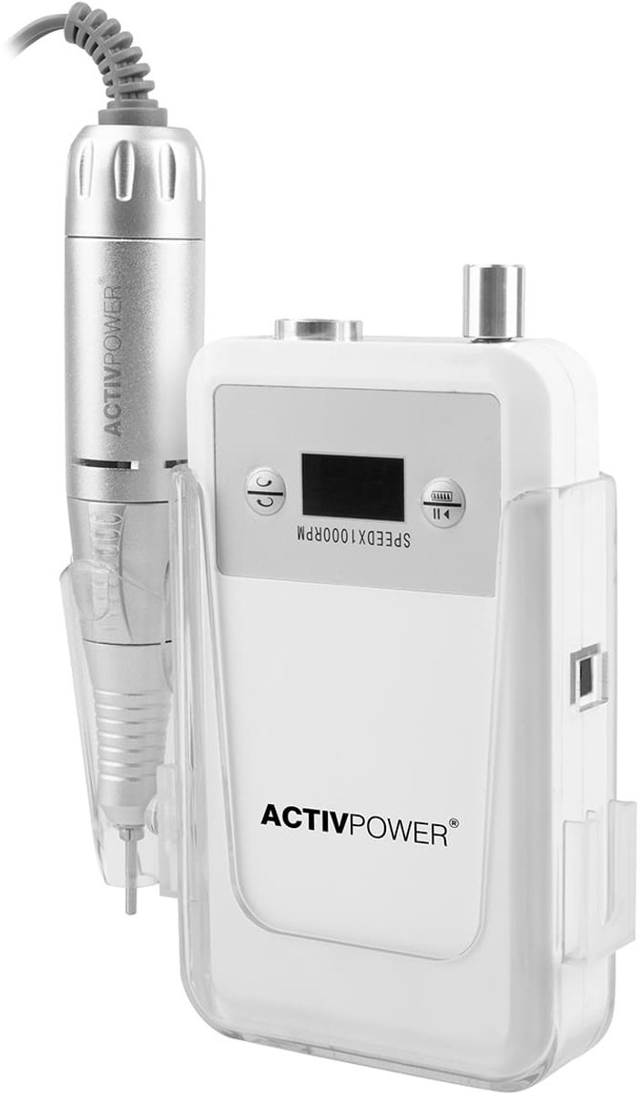 Activ Power JD308 Draadloze Nagelfreesmachine – Professionele Draadloze Nagelfrees voor Manicure met Accu en Freesjesset
