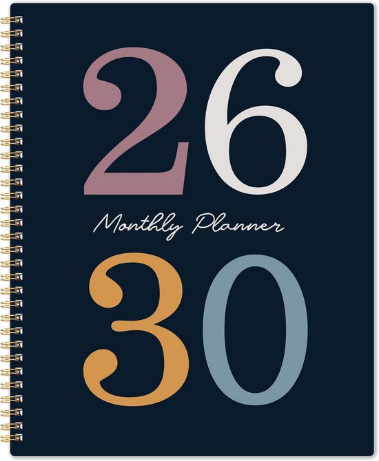 2026-2028 Monthly Planner 3 years: 36 Months, January 2026 to December