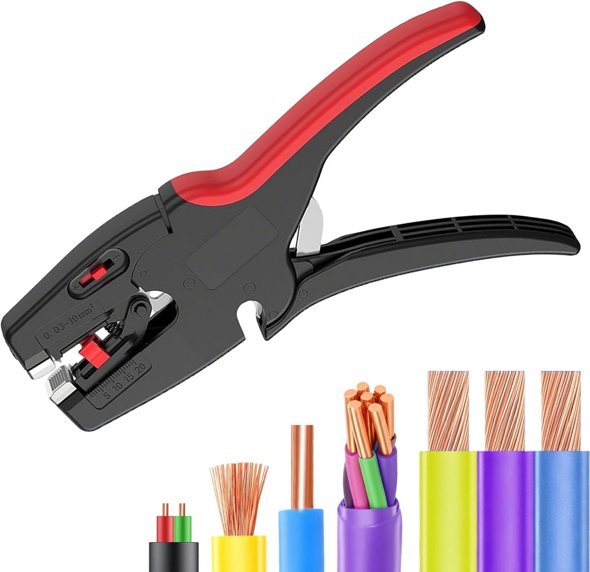 Automatische Draadstriptang met Snij- en 2-in-1 Functie