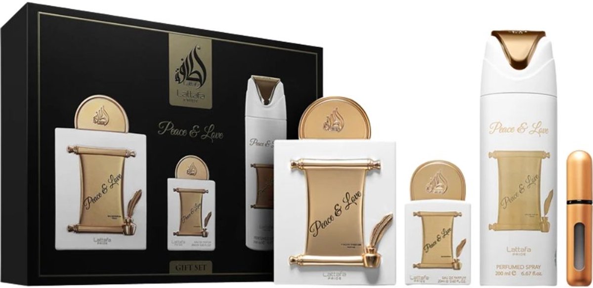 Lattafa - Pride Peace & Love Eau de Parfum Giftset | bol
