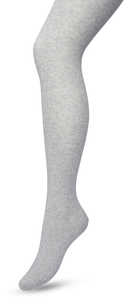 Bonnie Doon Biologisch Katoenen Maillot Dames Licht Grijs maat 40/42 L - Uitstekende pasvorm - Gladde Naden - OEKO-TEX gecertificeerd - Bio Cotton Tights - Duurzaam Huidvriendelijk Bio Katoen - Lichtgrijs Gemeleerd - Light Grey Heather - BP051900.107