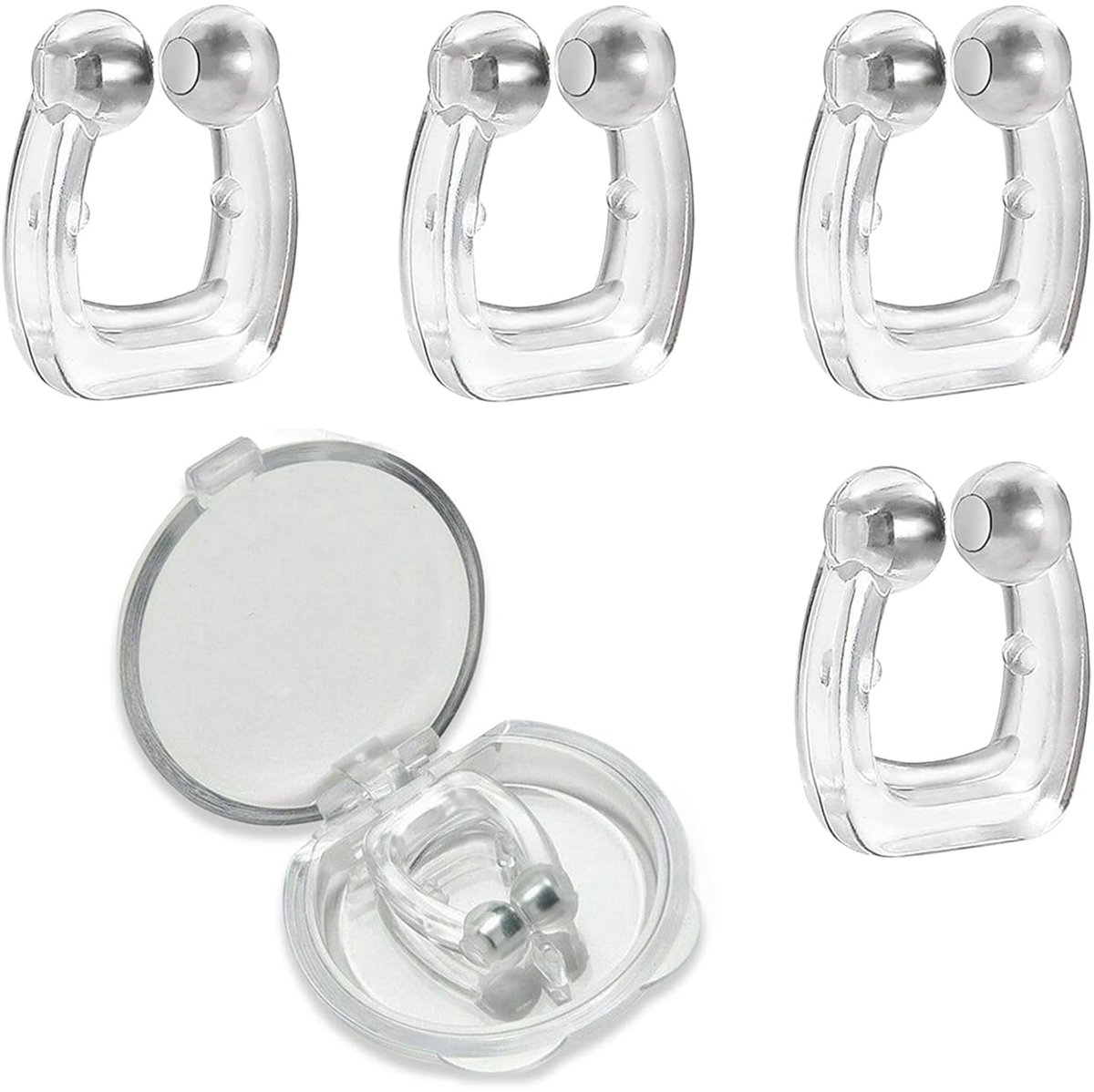 IMPERATORIS® Neusklem Zwemmen - Neusclip - Comfortabele Pasvorm - Zachte Pads - Voorkomt Water in Neus - Voor Volwassenen en Kinderen - Verpakking van 4