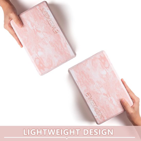 Yogablokken Set van 2 – Milieuvriendelijk, Hoogdichtheid EVA-schuim, Antislip voor Yoga en Pilates — afbeelding 2