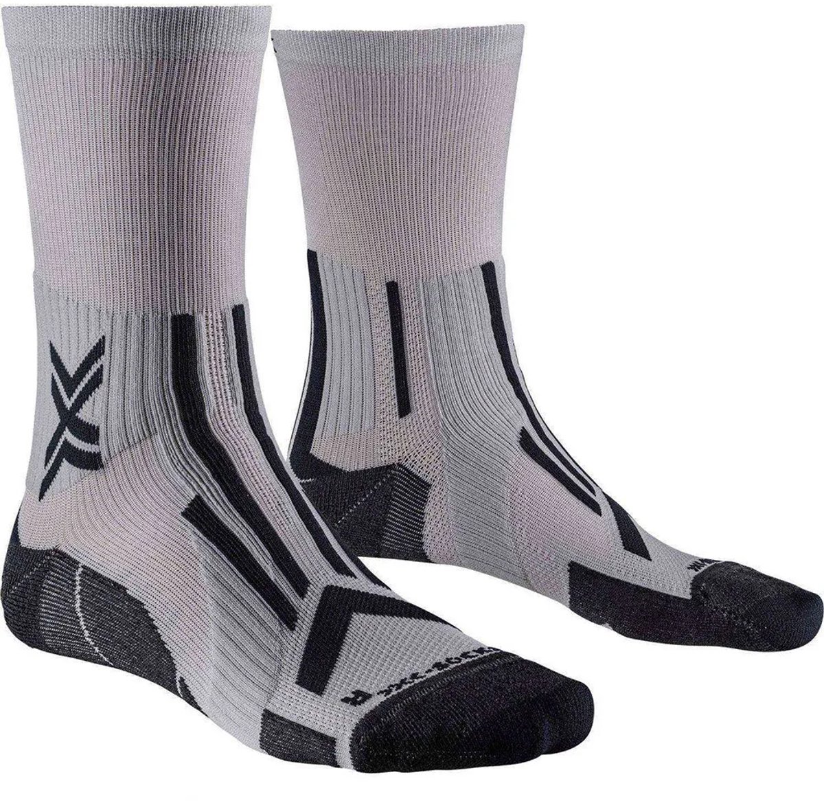 X-socks Trail Run Perform Crew Sokken Grijs