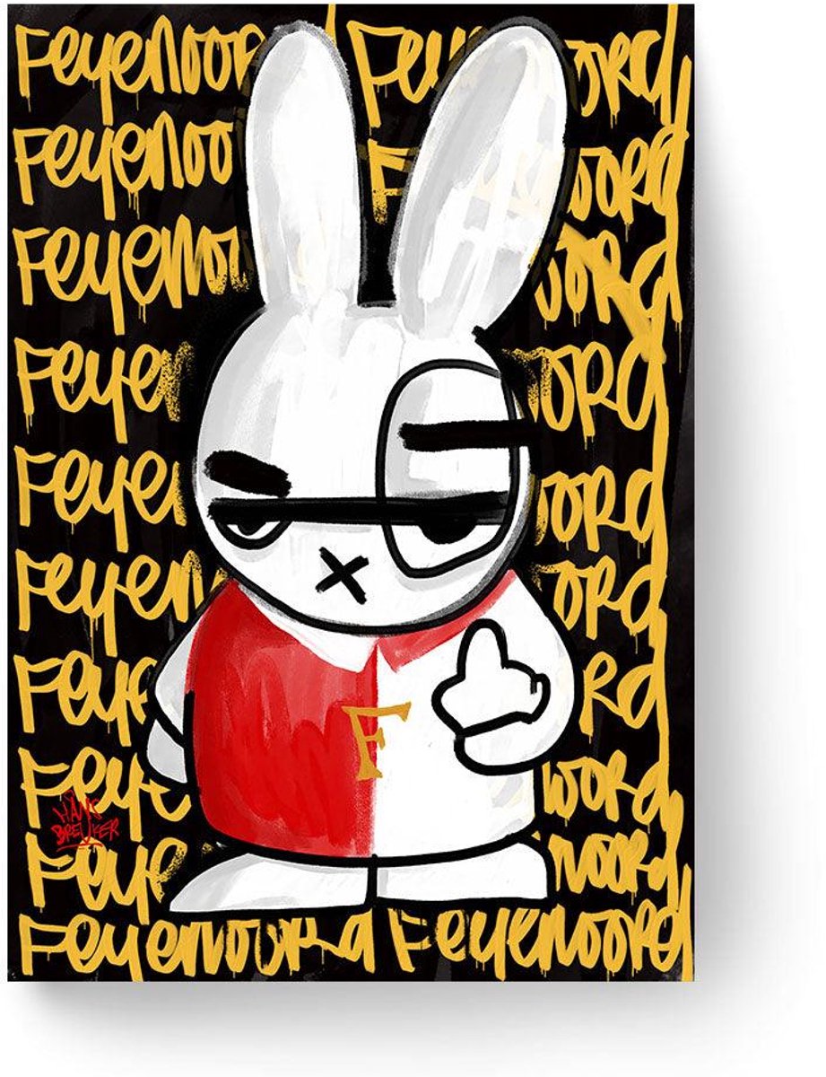 FeyeNIJN - Meerdere kleuren - Poster 30 x 40 cm Zw