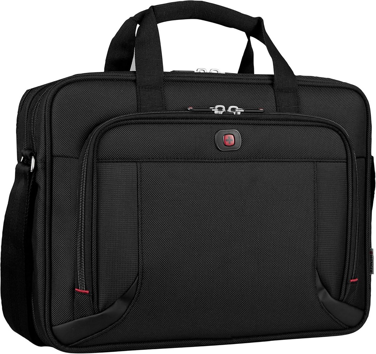 Zakenlaptop Tas Zwart voor 16 Inch Laptop en Tablet - Business Schoudertas