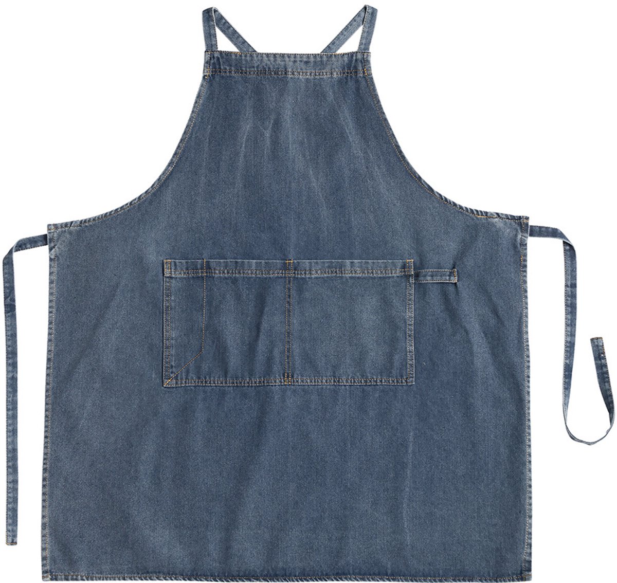 Keukenschort - Schort - Schort man - Schort dames - Verdikte versie - 85x76cm -Blauw