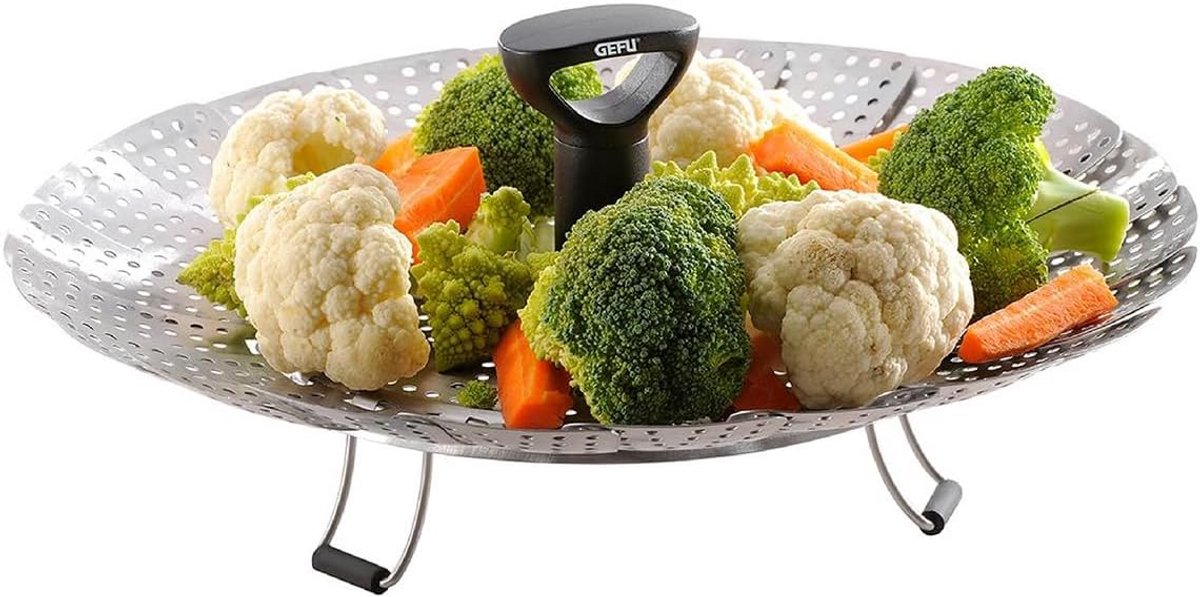 Stoominzet RVS voor Pannen - Diameter 17.8 cm - Universeel Keukengerei