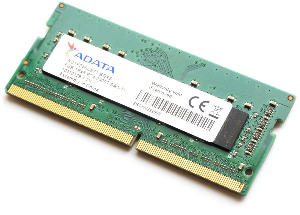 ADATA AO1P24HC8T1-BQXS - 8GB DDR4 2400MHz SO-DIMM Laptop Geheugen