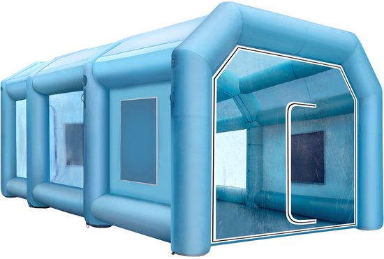 VEVOR Opblaasbare Verfcabine Spuitcabinetent 8x4,5x3M Machinaal Schilderen van Vevor — afbeelding 2