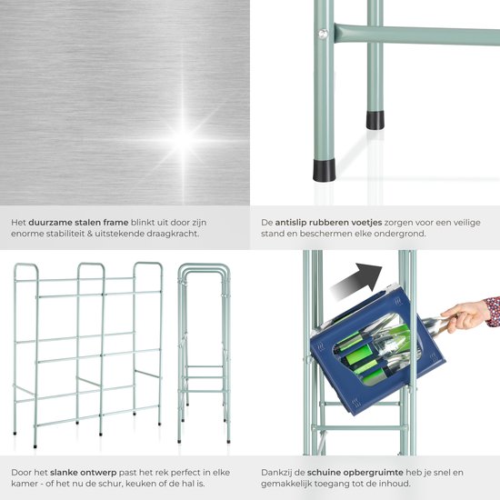 KARAT Heavy Duty Rekken, set van 2, 30 x 75 x 150 cm, boutloze planken, kelderplanken, opbergrekken - 5 verstelbare planken (zwart
